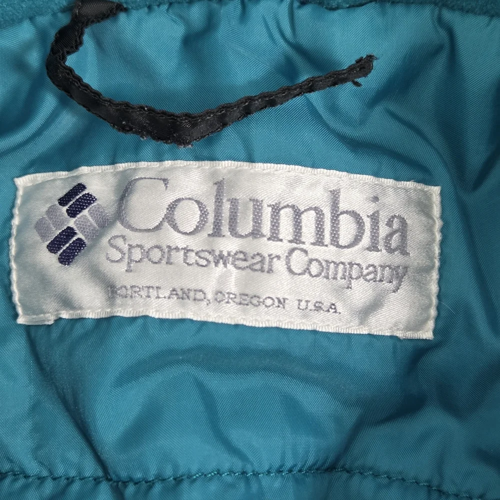 Columbia Vintage Men's Size XL blue full zip‎ colorblock vtg 90s Winter Jacket